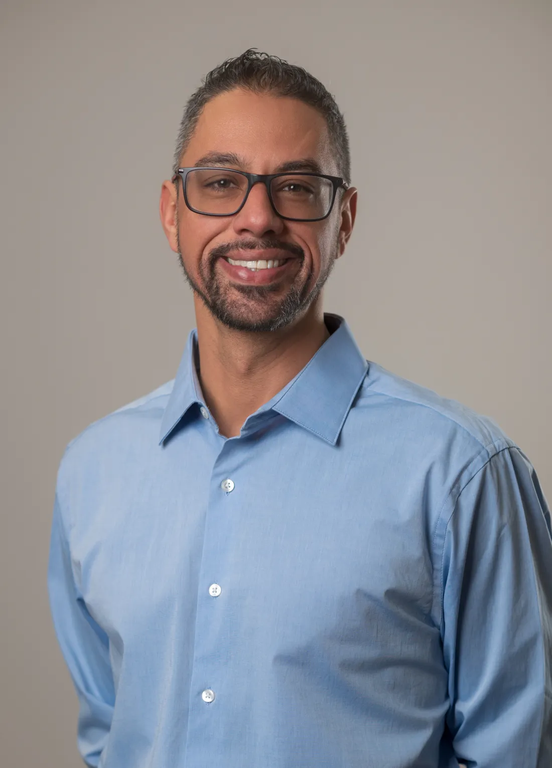 Head-and-shoulders portrait of Dr. James Palmer in the office